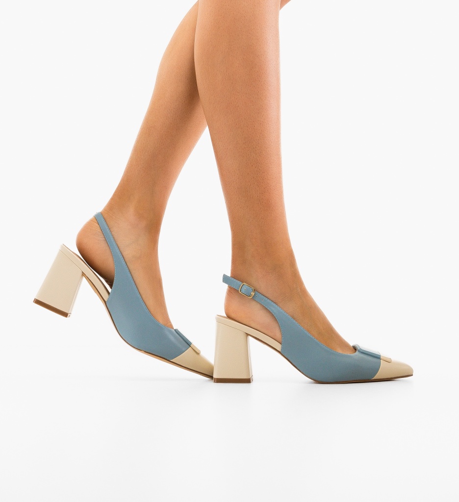 Pantofi Sandy Albastru - Eleganță și Stil