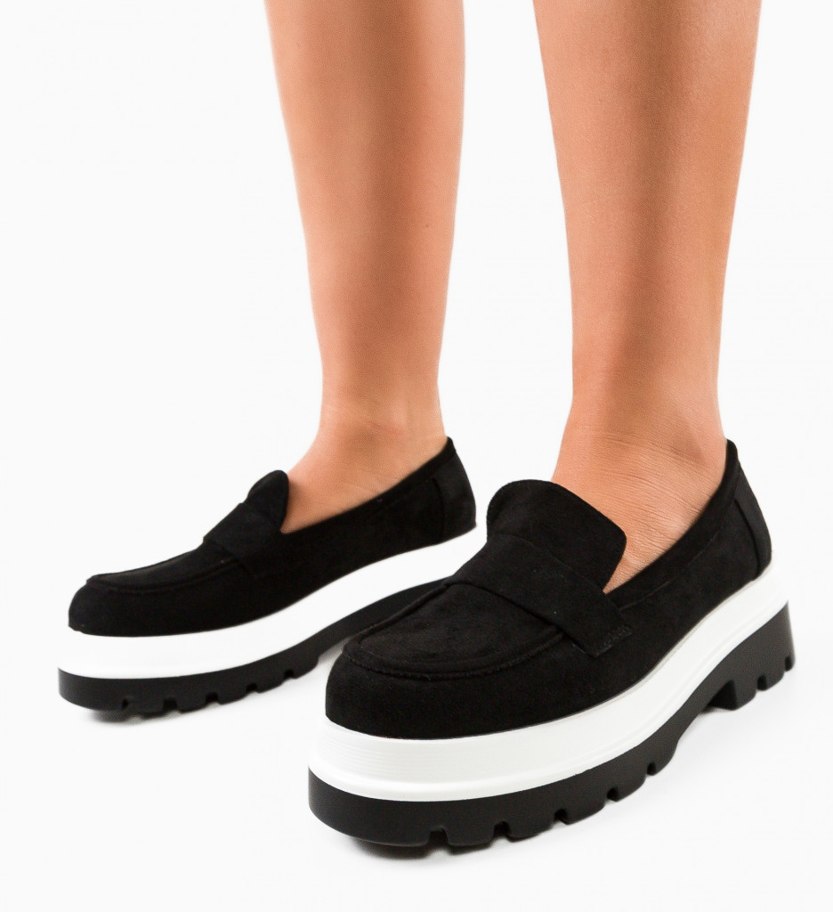 Pantofi Casual Dama Hilaria Negri - Confort și Stil - imagine 5