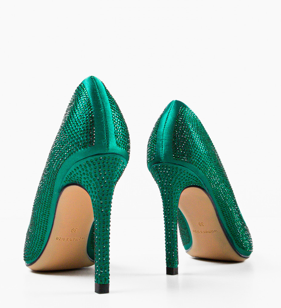 Pantofi Dama Larry Verzi - Eleganță și Stil - imagine 7