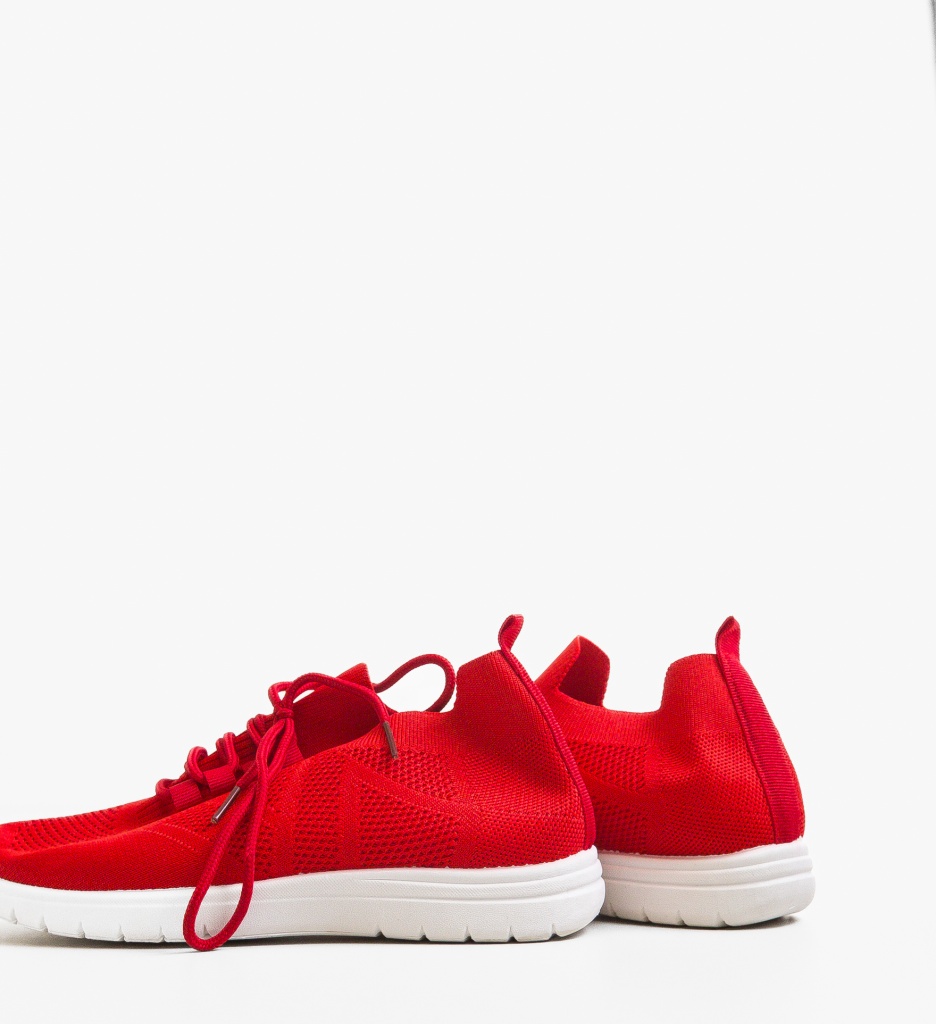 Sneakers Dama Hildred Rosii | Stil & Confort - imagine 5
