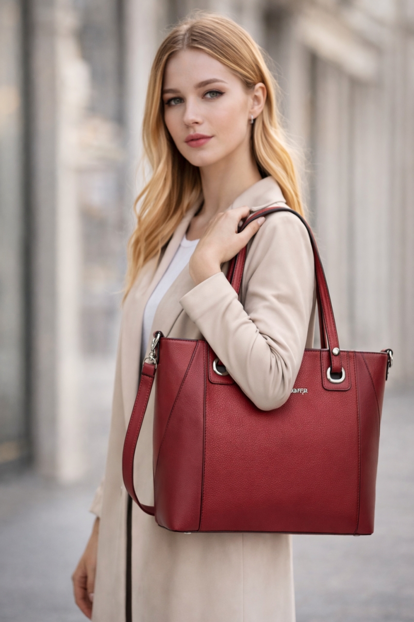Geanta Delis Evania GT3238 Rosu - Eleganta - imagine 5