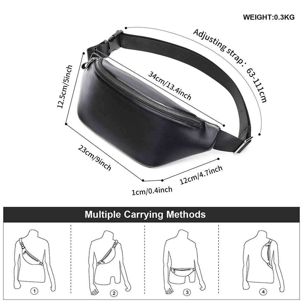 Borseta Anderin GT3799 Piele Naturală Negru - imagine 3