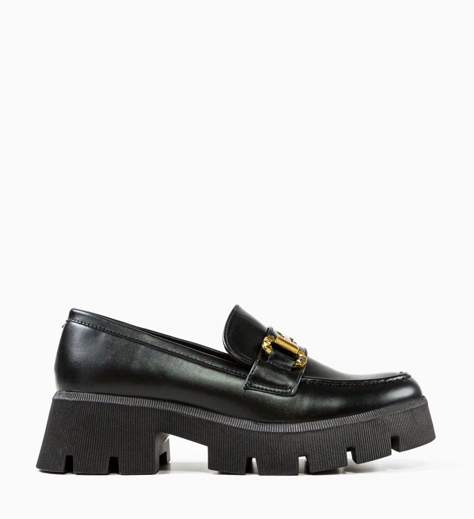 Pantofi Casual Spencer Negri - Confort & Stil - imagine 4