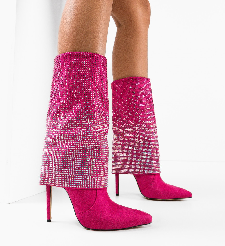 Cizme Dama Jim Fuchsia - Eleganță și Stil