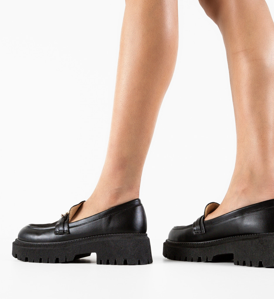 Pantofi Casual Solis Negri - Confort & Stil - imagine 5