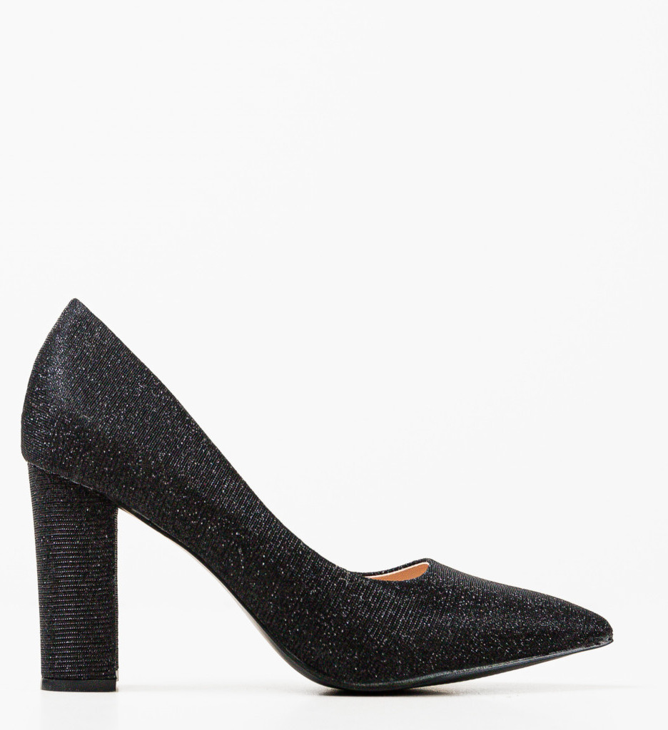Pantofi Toc Ethan Negri | Eleganță Garantată - imagine 4