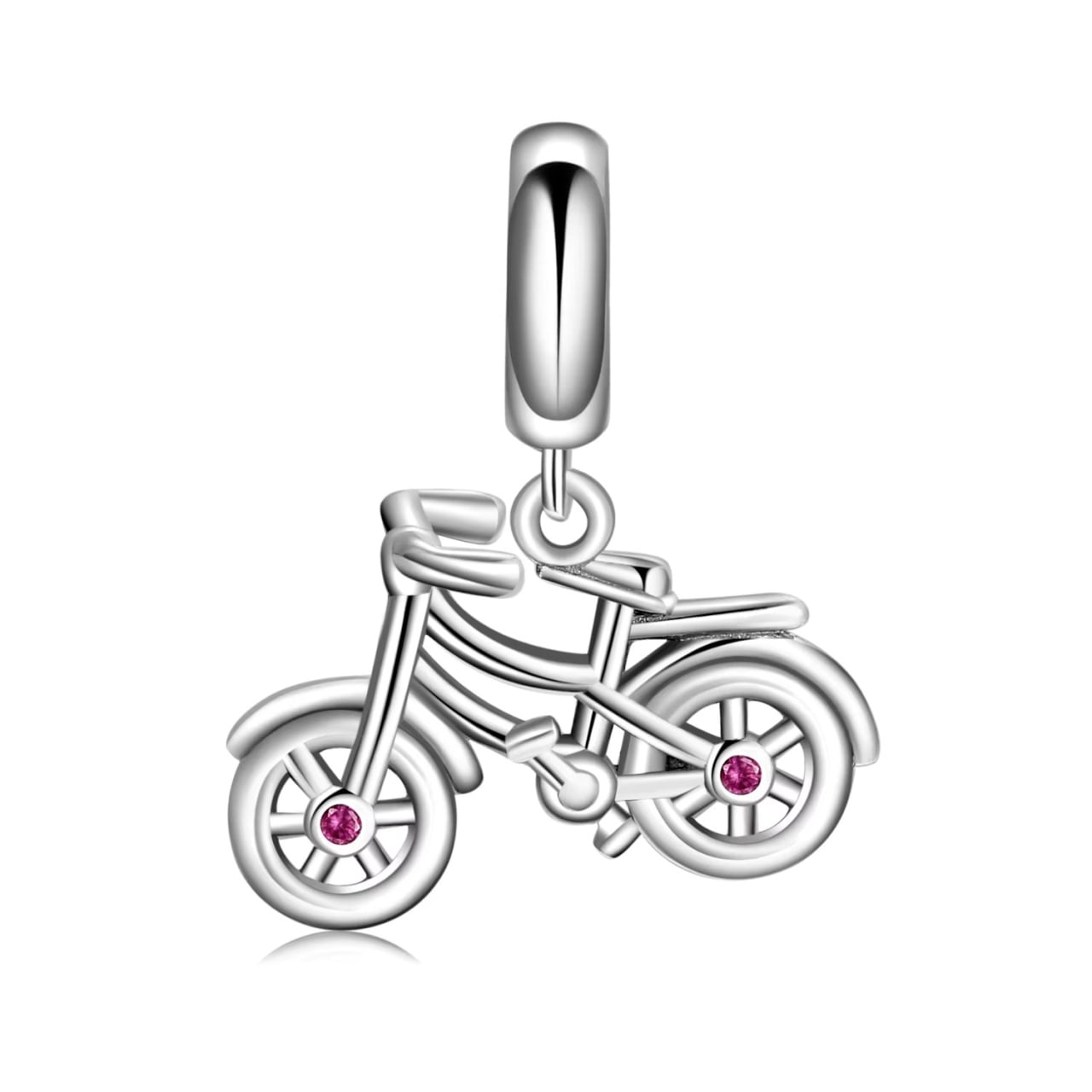 Charm Bicicleta Delis | Argint 925 Placat cu Rodiu