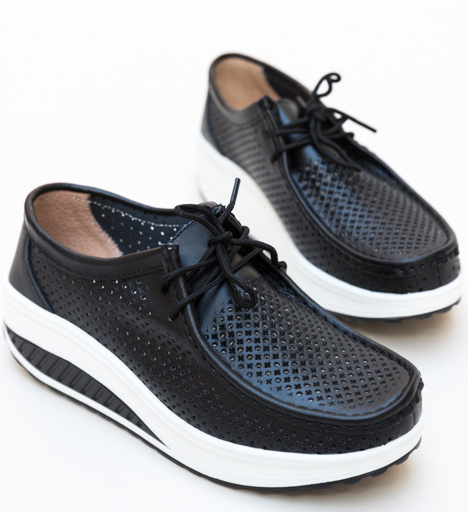 Pantofi Casual Baroco Negri - Stil și Confort - imagine 5