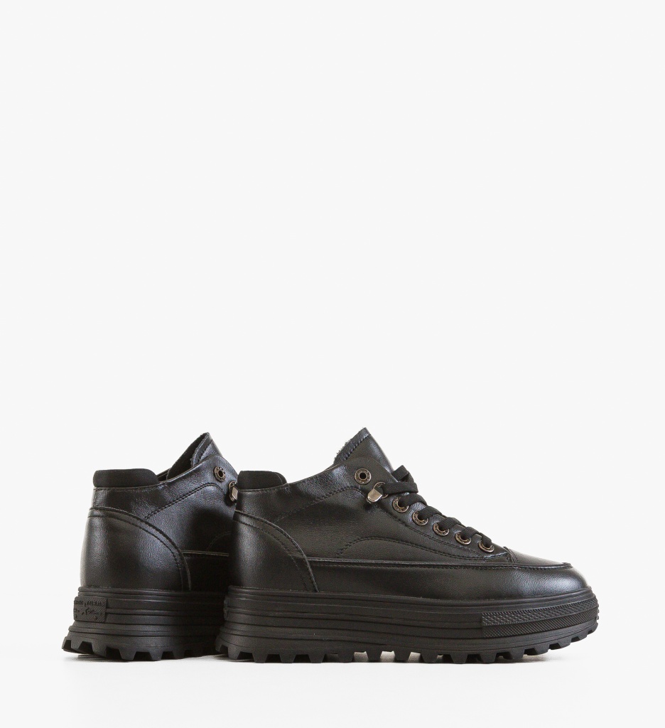 Sneakers Dama Milane Negri | Confort și Stil - imagine 2