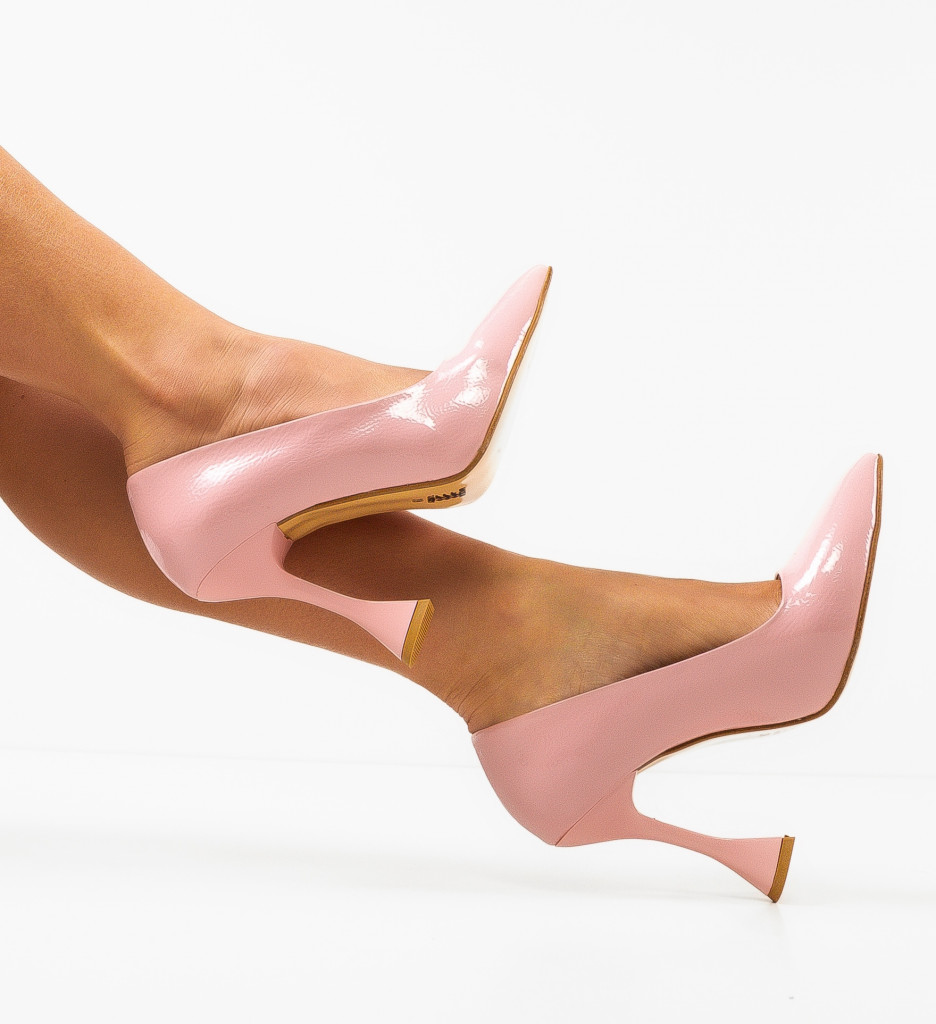 Pantofi Toc Rimo Roz - Eleganță Feminină