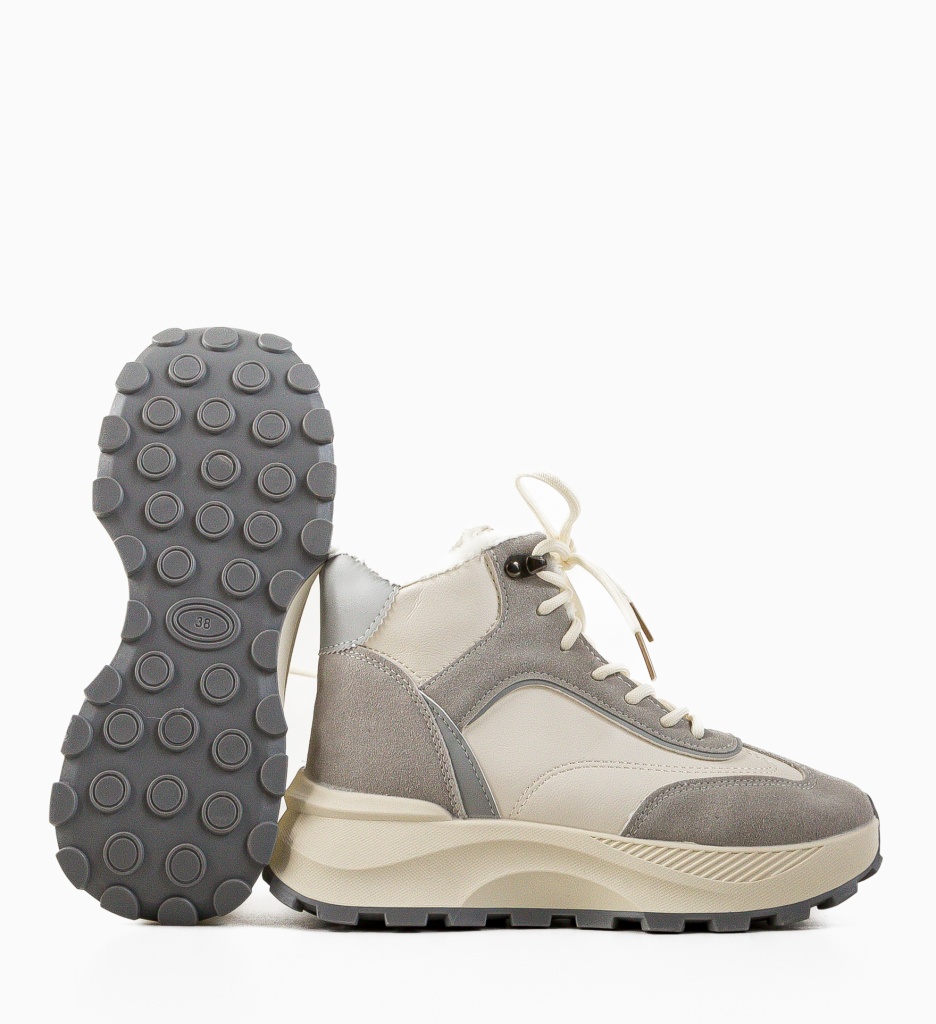 Sneakersi Rotakal Gri - Confort si Stil - imagine 6
