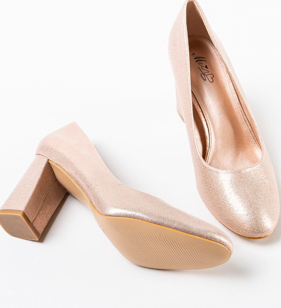 Pantofi Dama Luber Aurii | Eleganta si Stil - imagine 6