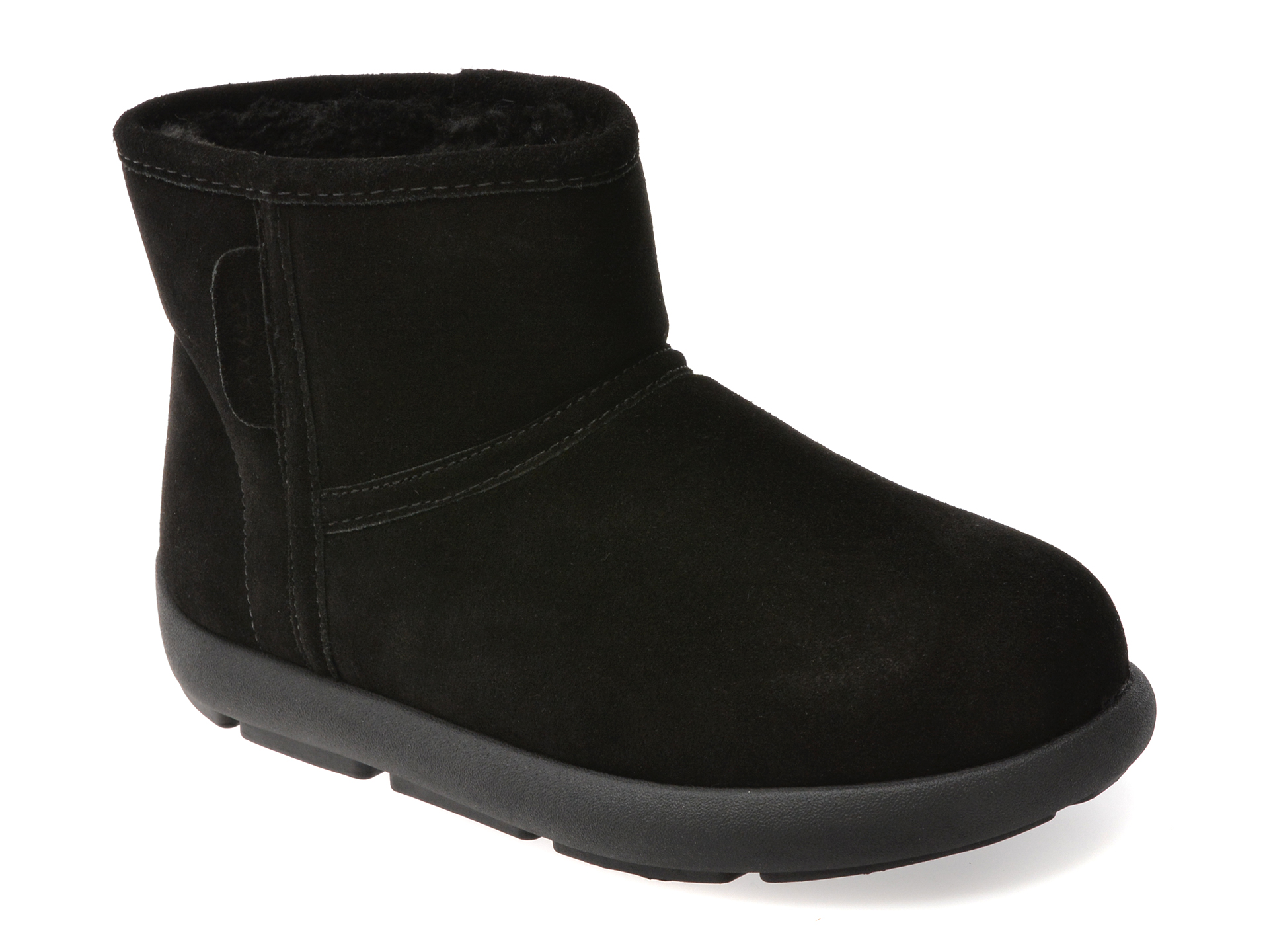 Ghete Gryxx Negre Piele Intoarsa - Eleganță Urbană