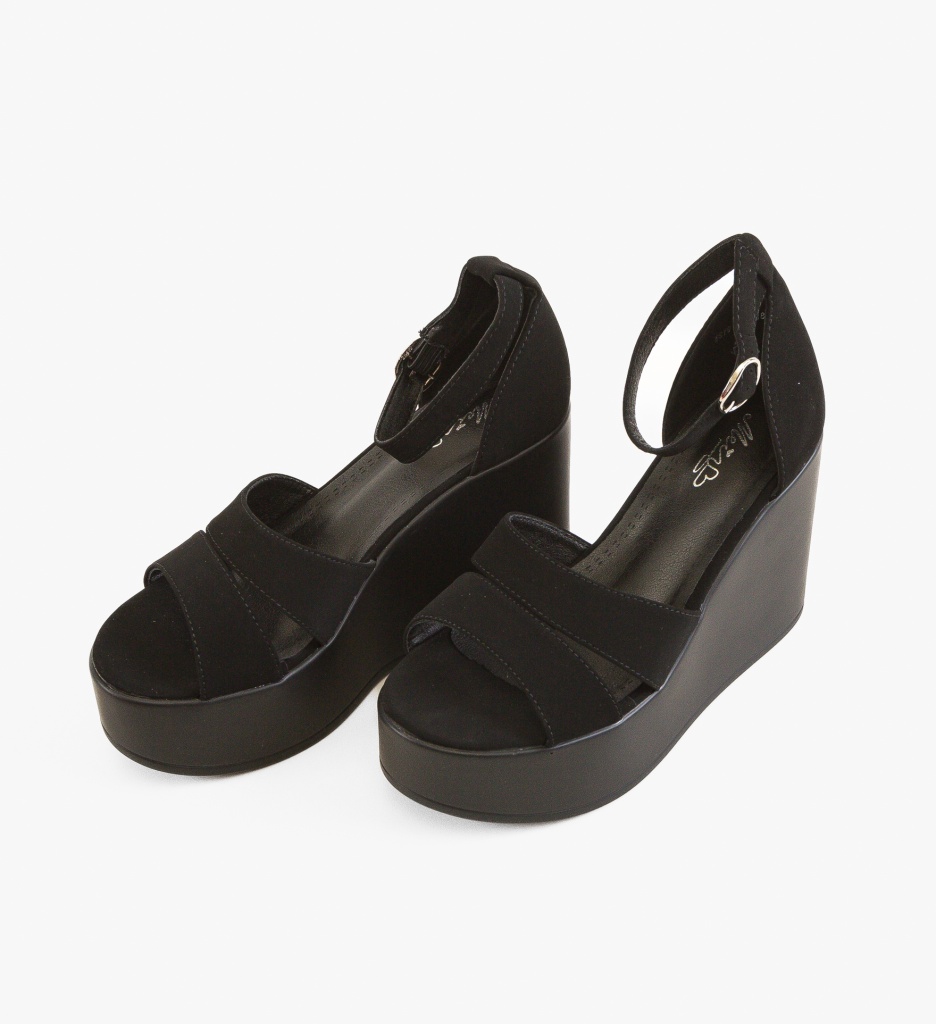 Platforme Kiana Negre | Eleganță și Confort - imagine 5