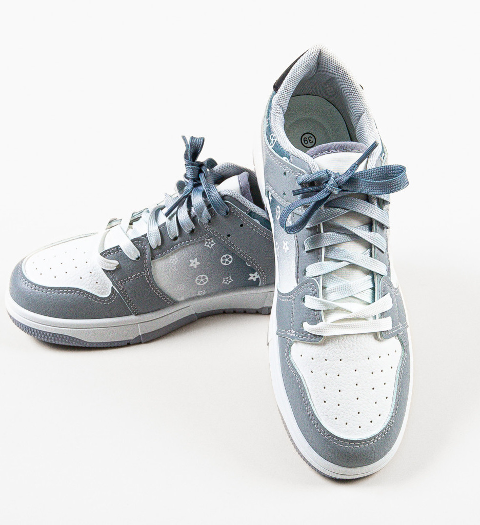 Sneakers Dama Kobe Gri - Confort și Stil - imagine 4