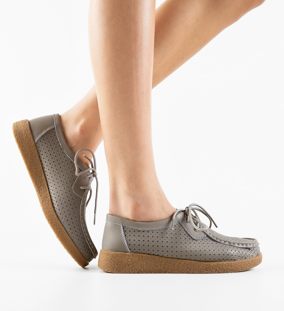 Pantofi Casual Yorker Gri - Confort și Stil - imagine 3
