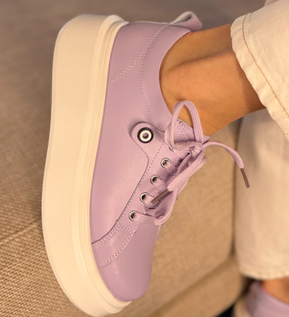 Pantofi Casual Nuandre Mov - Confort și Stil - imagine 9
