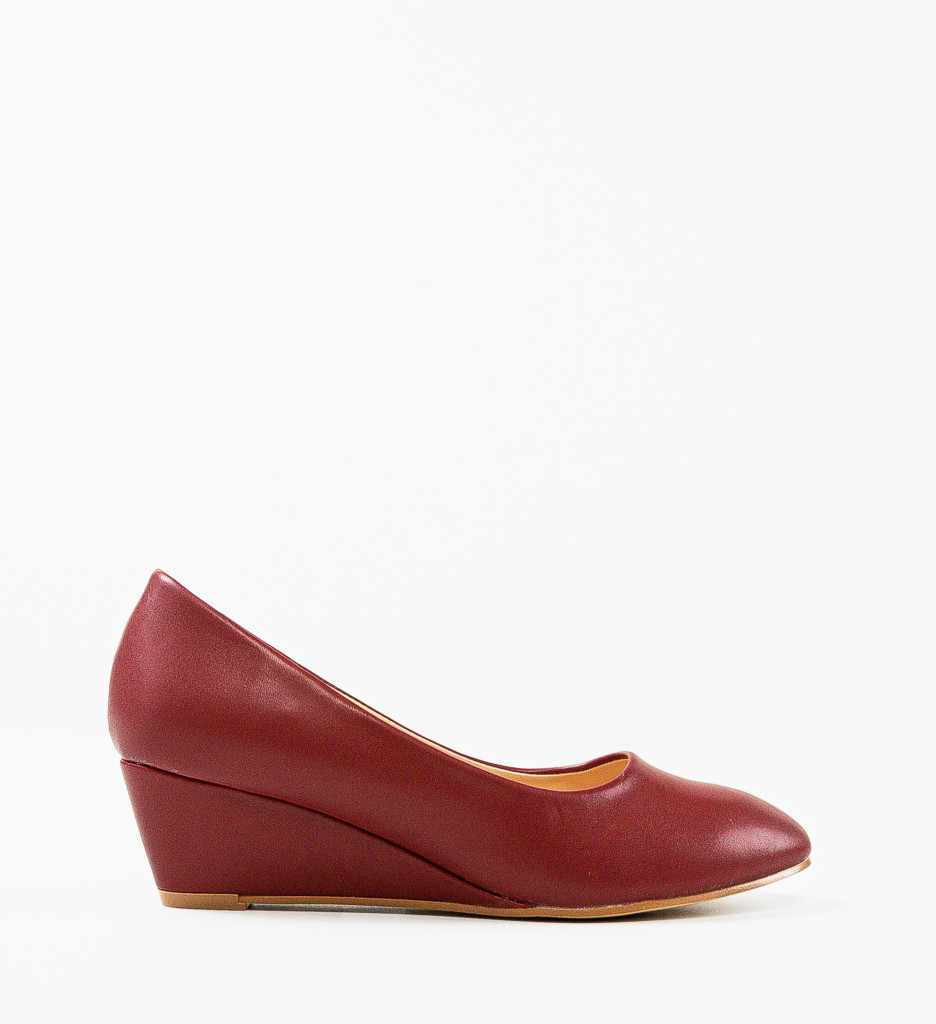 Platforme Dama Melborne Grena | Stil Confortabil - imagine 4