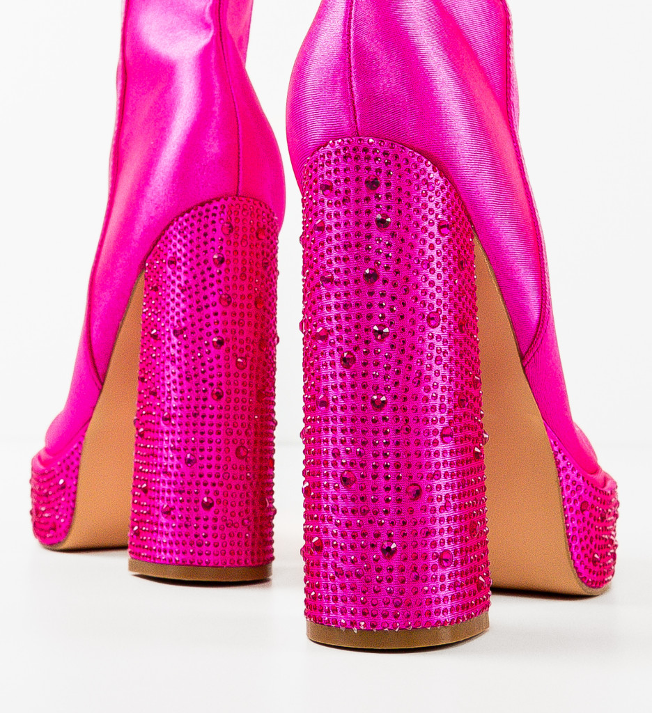 Botine Afolayan Fuchsia - Eleganță și Stil Feminin - imagine 7