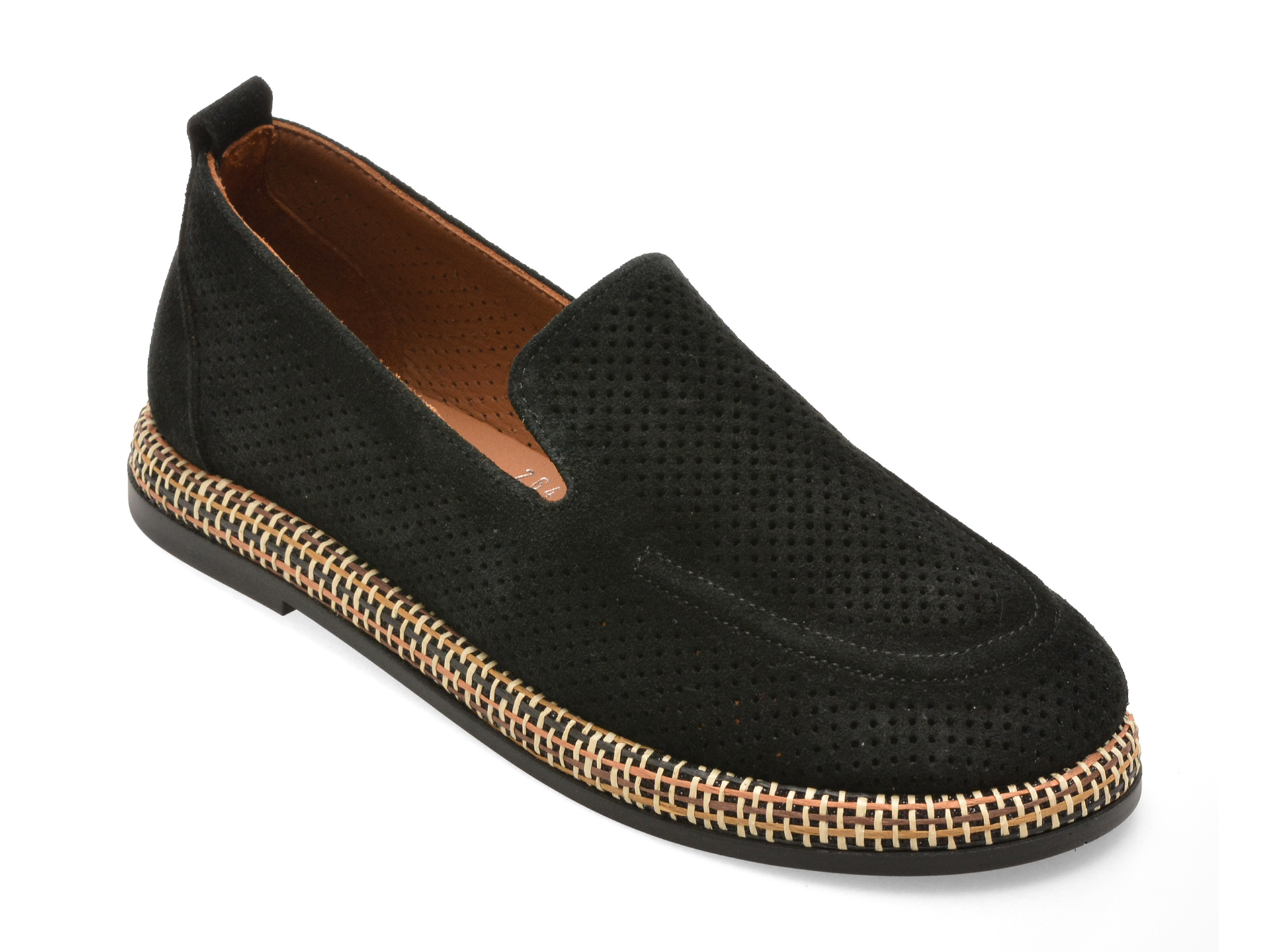 Mocasini GRYXX Negri Piele Intoarsa | Confort Eleganță