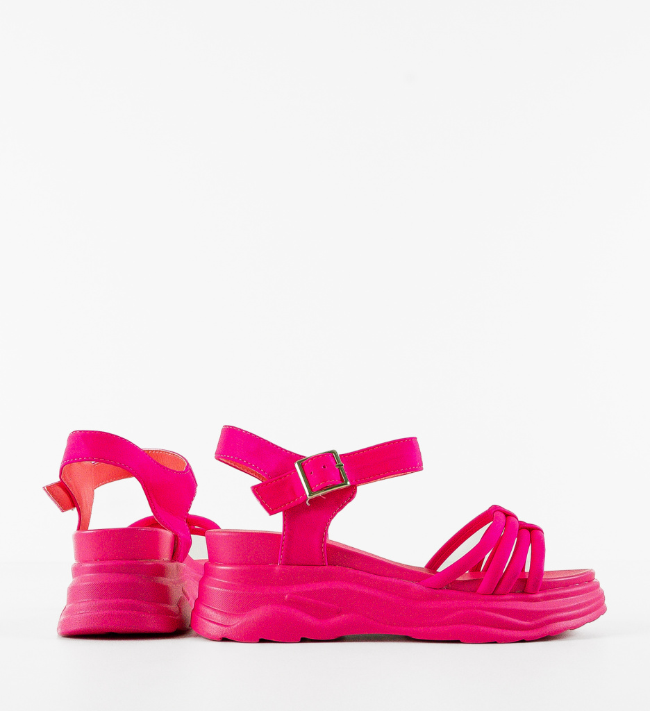 Platforme Dama Fuchsia Patras | Stil și Eleganță - imagine 5