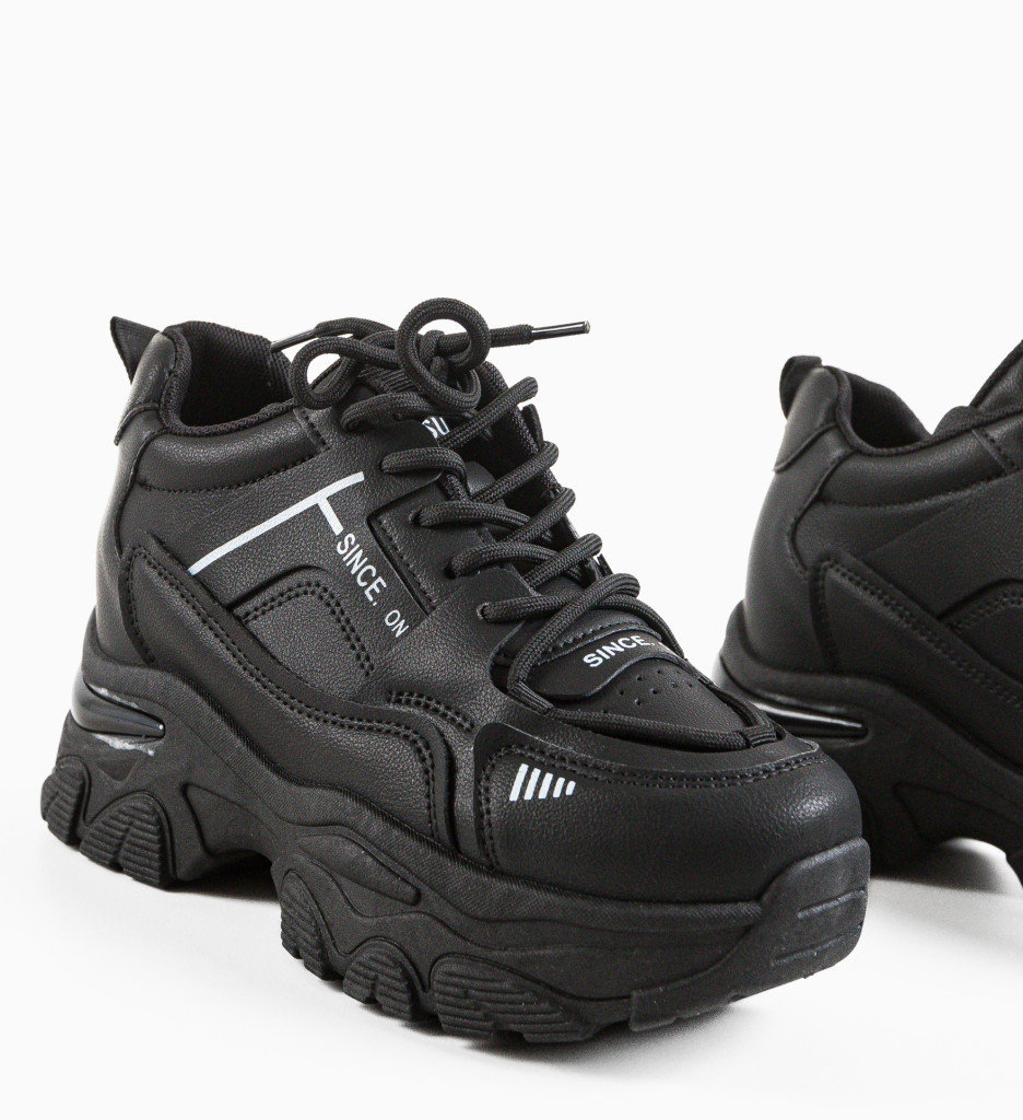Sneakers dama Ejiji Negri - Confort și Stil Urban - imagine 6