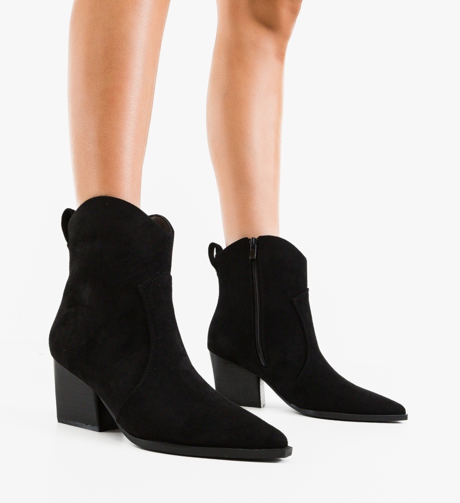 Botine Dama Negre Elegante - Stil și Confort - imagine 2