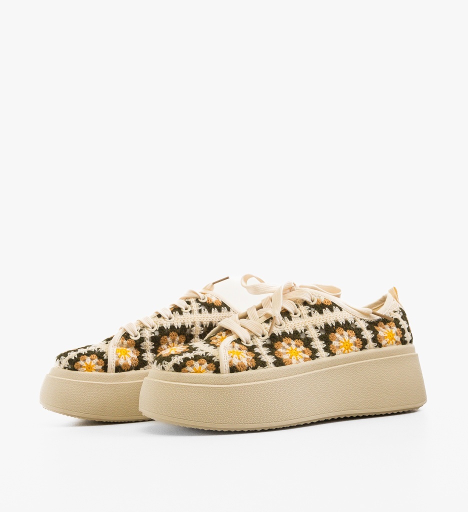 Sneakers Dama Verzi Maxima | Confort și Stil - imagine 5