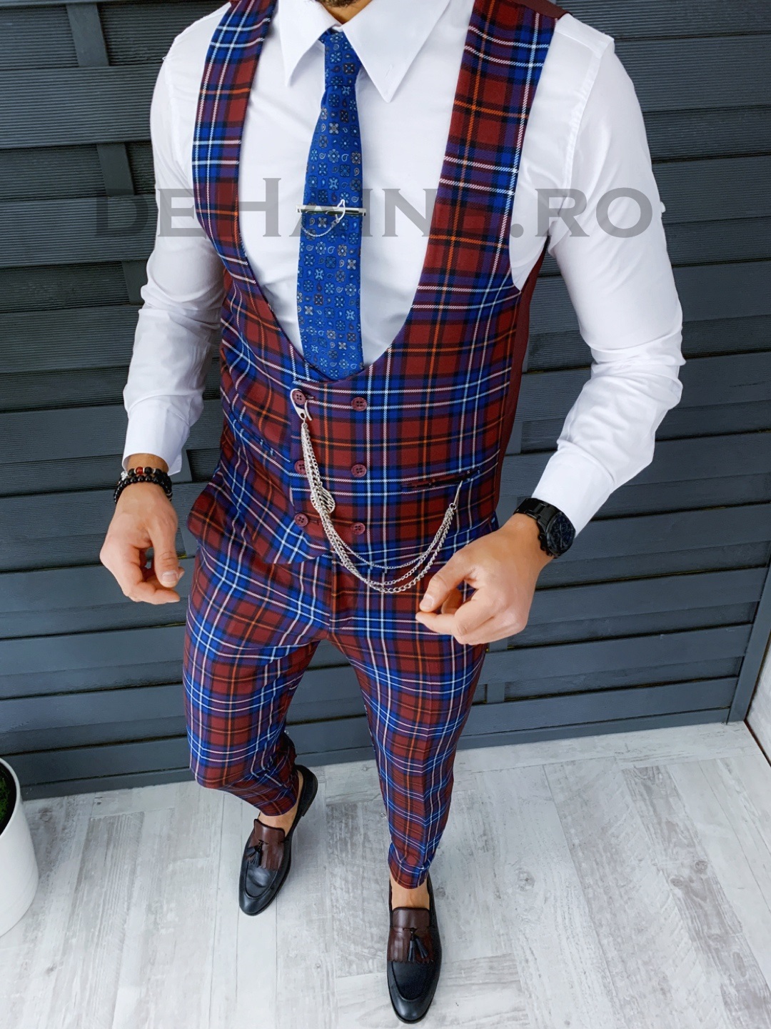 Compleu Barbati Vesta + Pantaloni Elegant ZR A8772