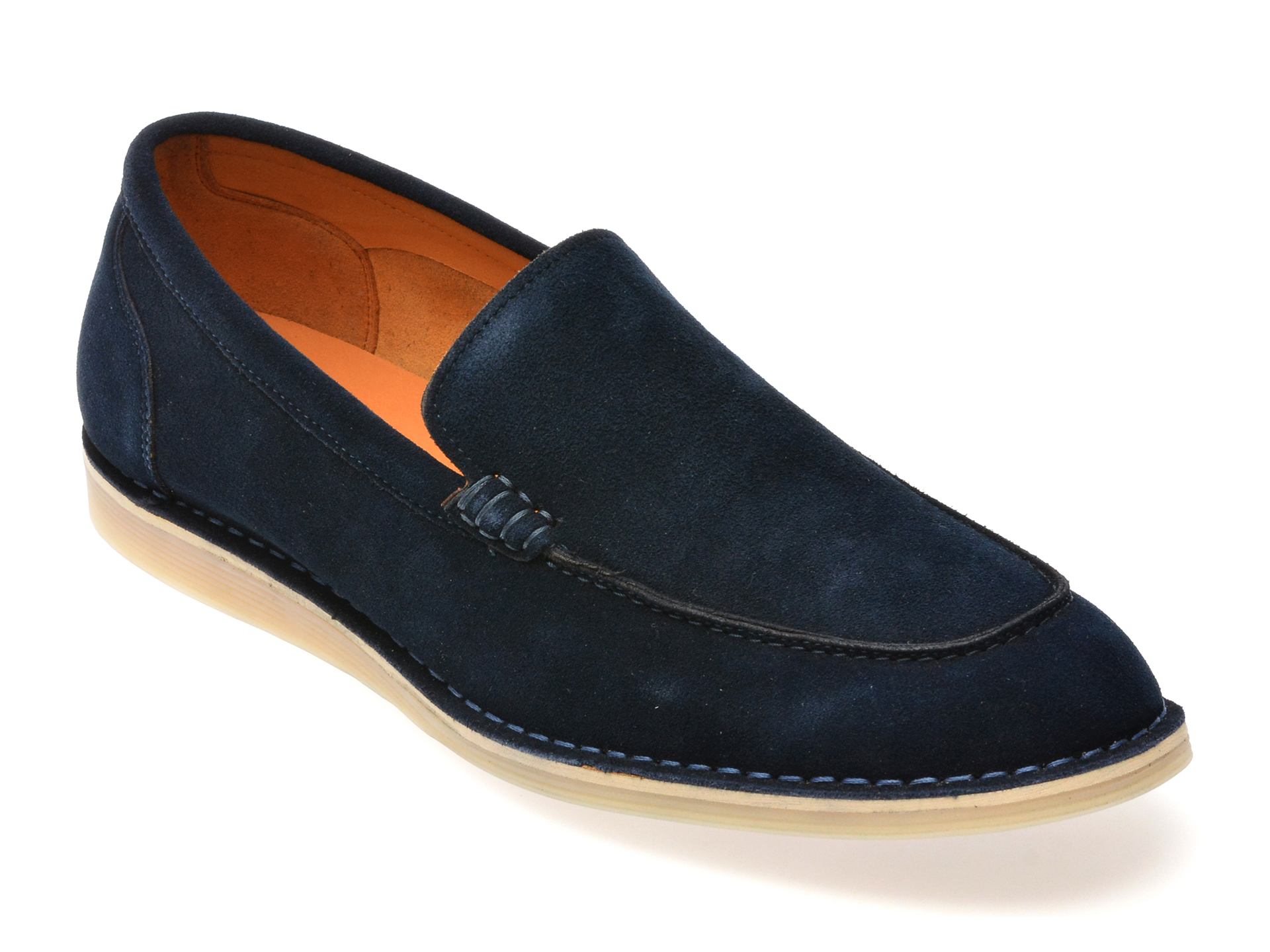 Mocasini Epica Bleumarin Piele Întoarsă