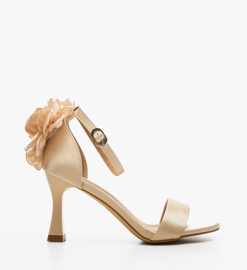 Sandale cu toc Rouzy Bej – Eleganță și Stil