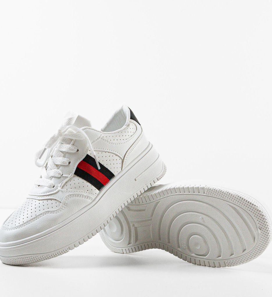 Sneakers Dama Adil Albi 2 - Confort și Stil - imagine 8