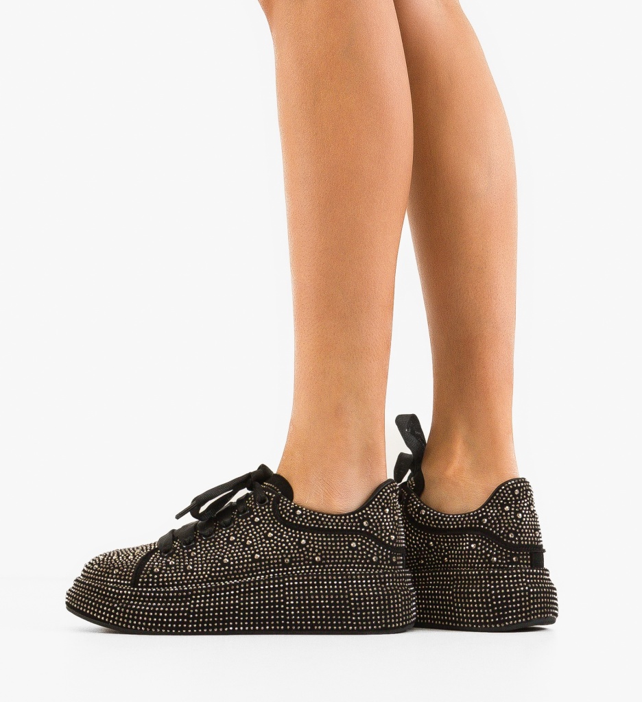 Sneakers Yasery Negri 2 | Confort și Stil Urban - imagine 3