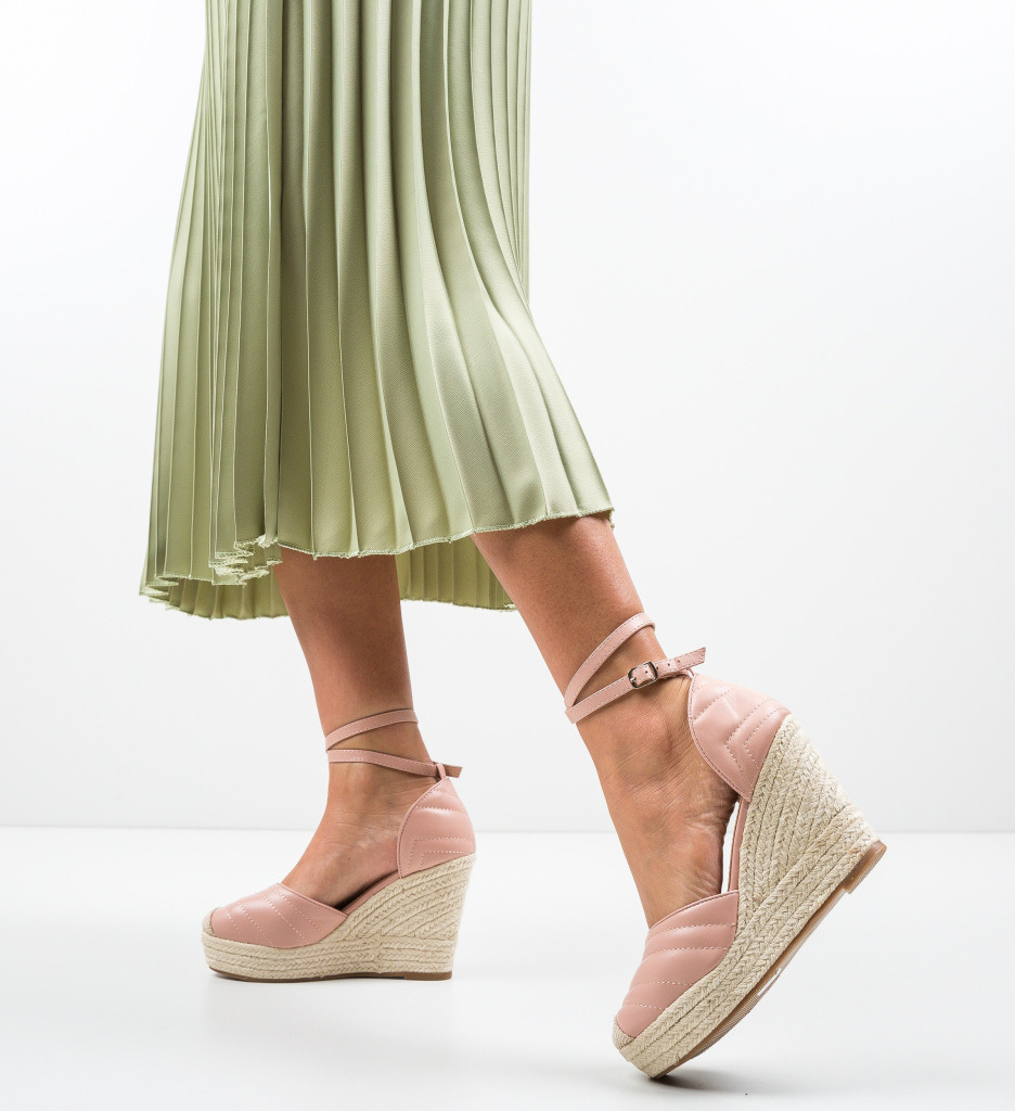 Sandale Platforme Roz - Confort și Stil - imagine 2
