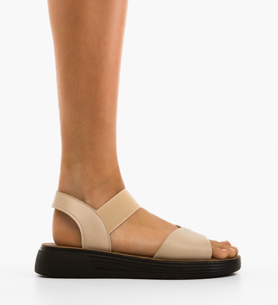 Sandale Dama Bej Nyuk | Confort și Eleganță - imagine 6