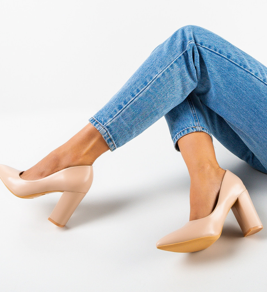 Pantofi Dama Dodson Bej - Stil și Eleganță