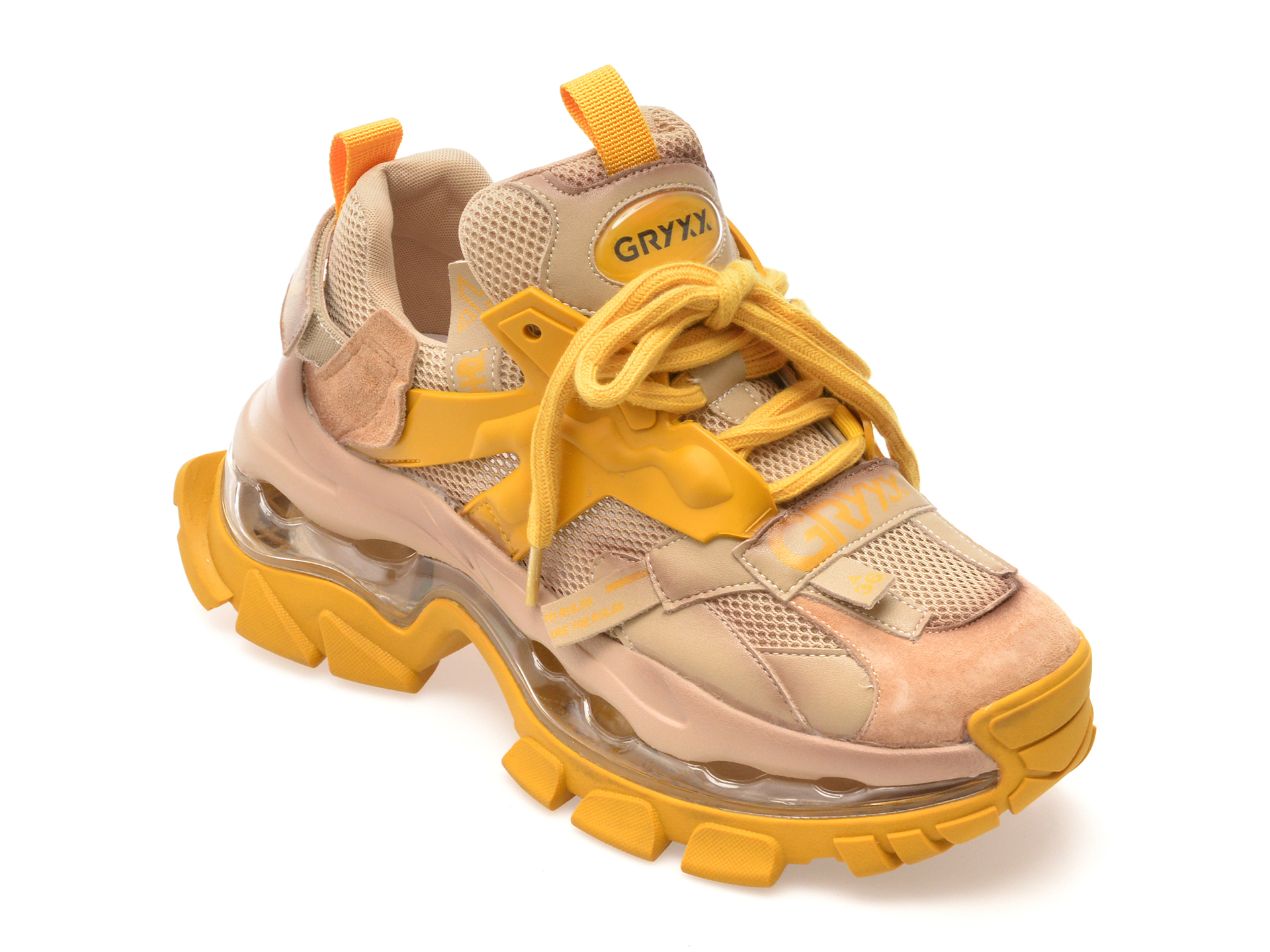 Pantofi Sport GRYXX Galbeni - Confort și Stil Urban