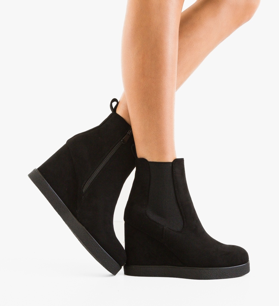 Botine Dama Derola Negre | Stil Urban Depurtat