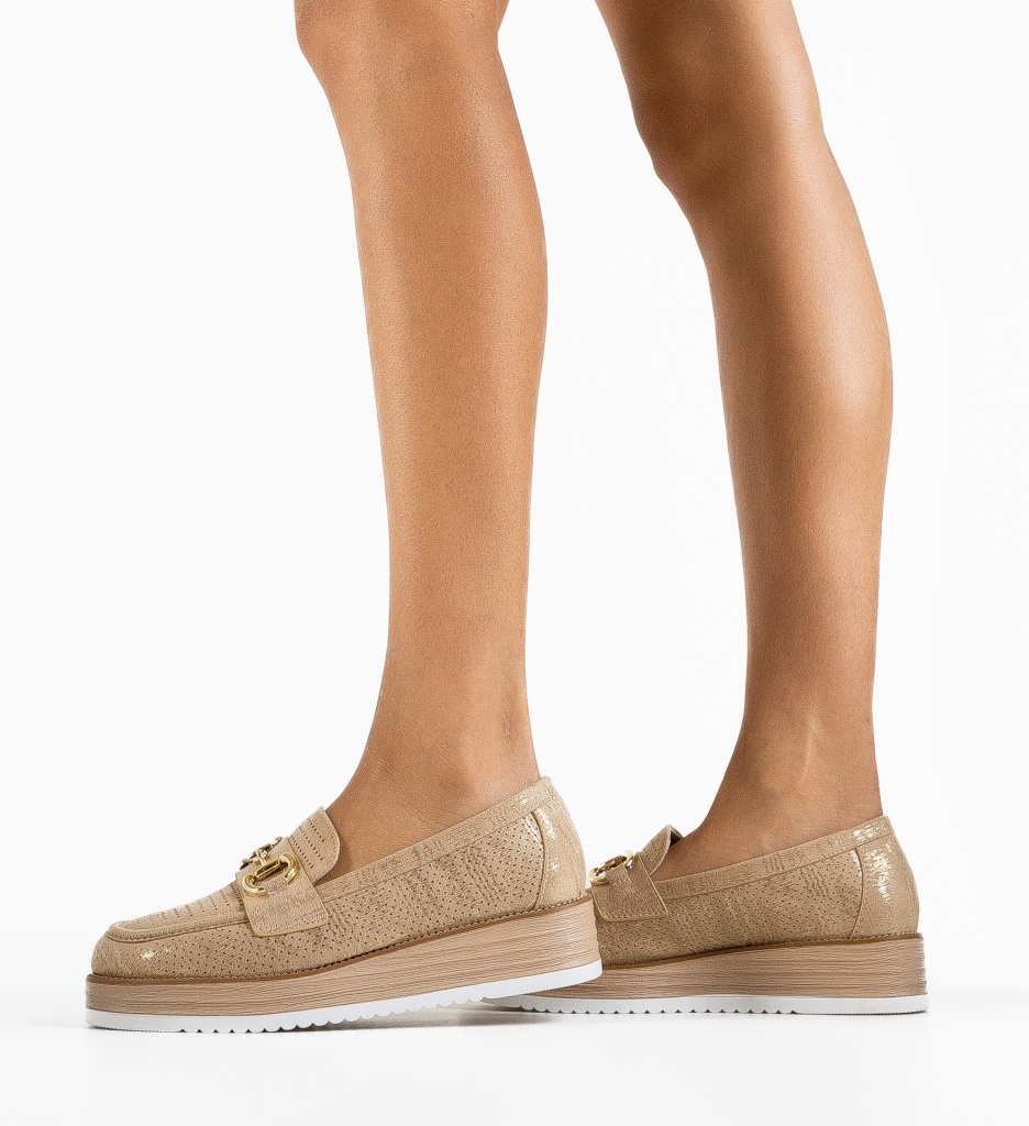 Pantofi Casual Richi Bej | Confort și Stil
