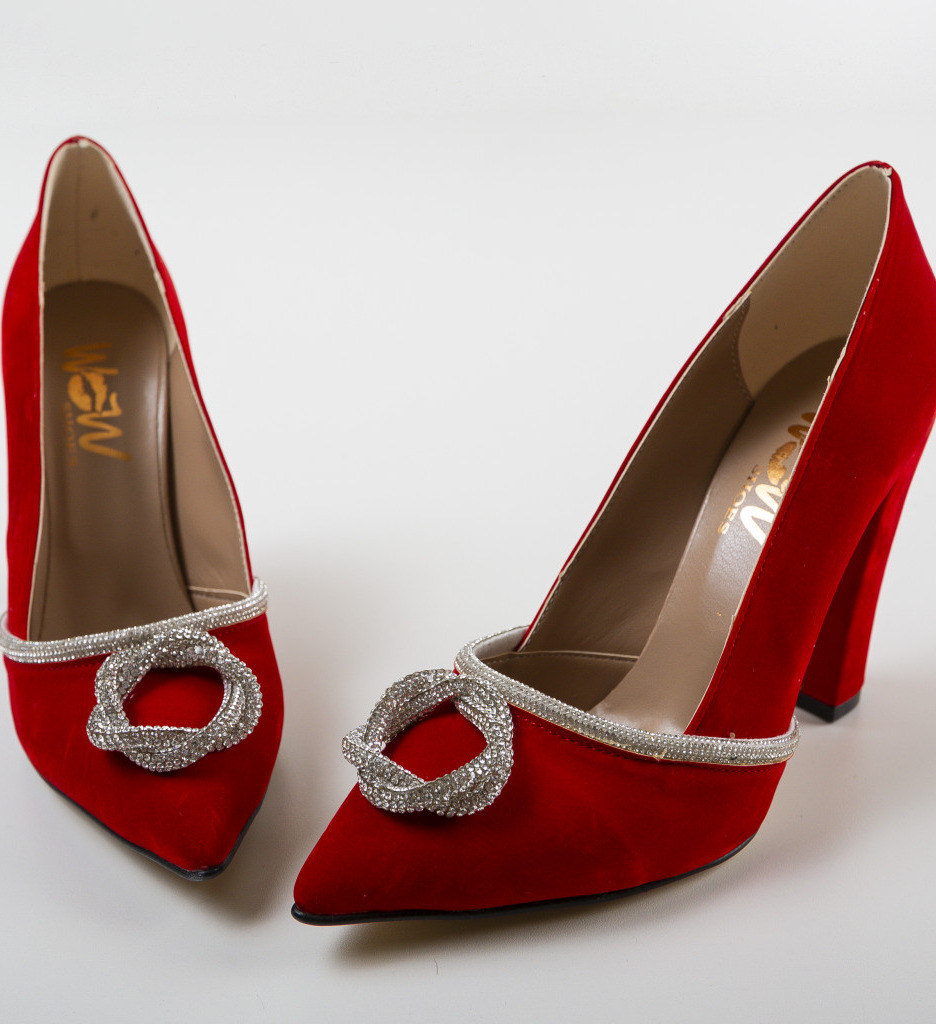 Pantofi Amintire Rosii - Eleganță și Stil - imagine 7