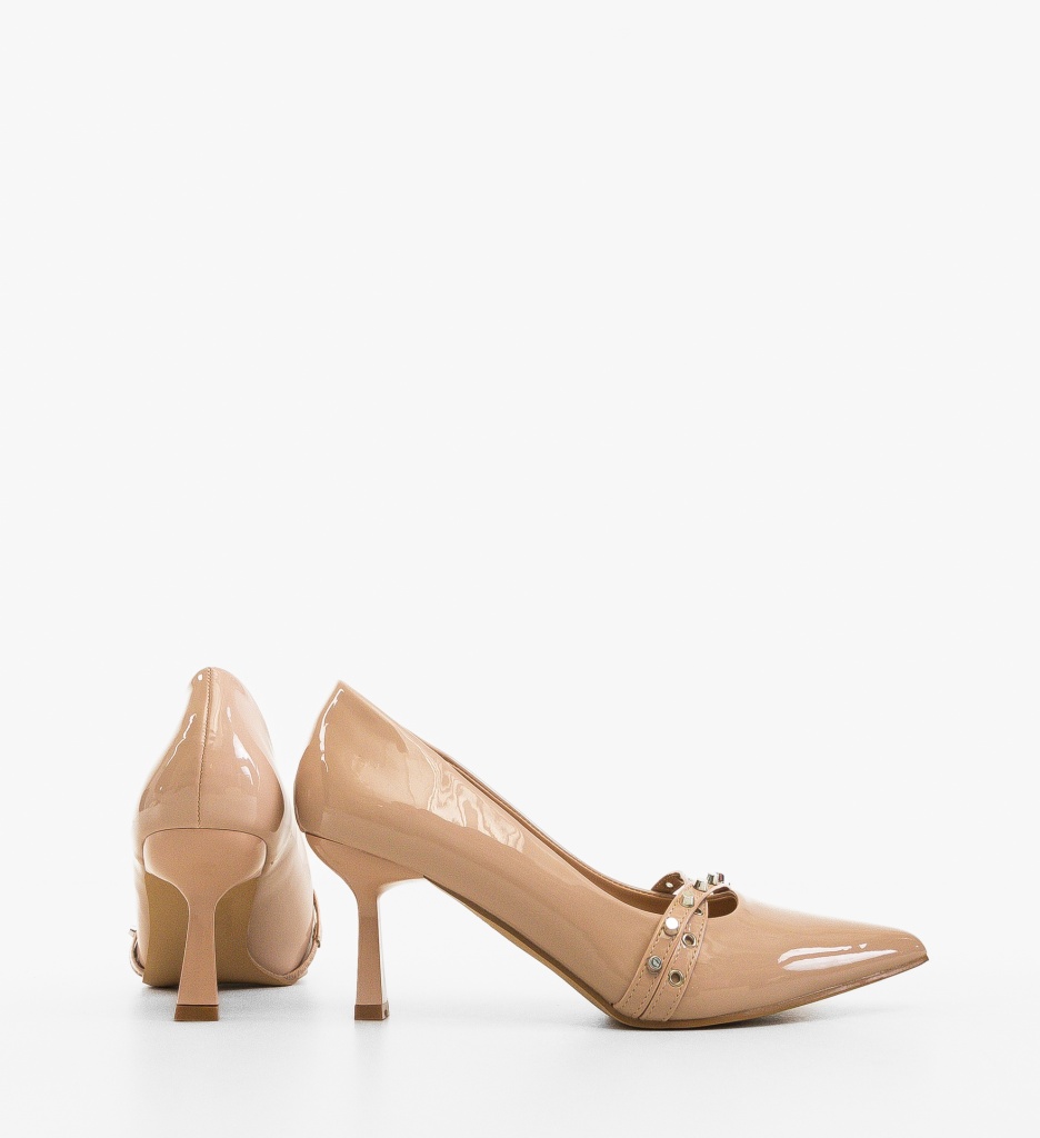 Pantofi Toc Mislav Nude - Eleganță Asigurată - imagine 3