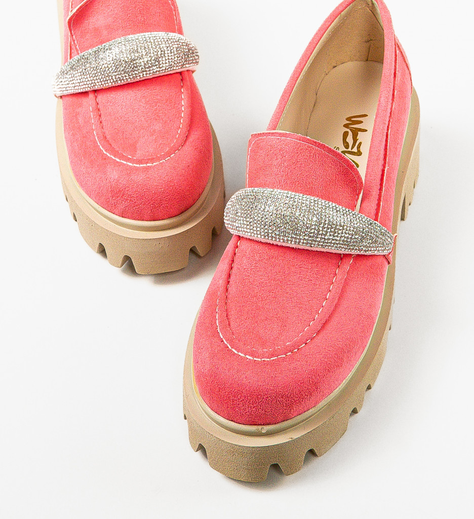 Pantofi Casual Spikez Roz - Stil și Confort - imagine 6