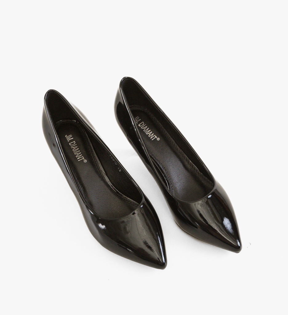 Pantofi Eleganti Jennife cu Toc Negri - imagine 4
