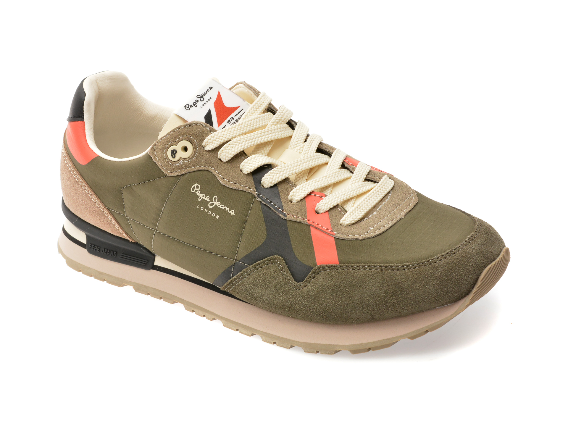 Pantofi Sport Pepe Jeans Brit Cover Kaki