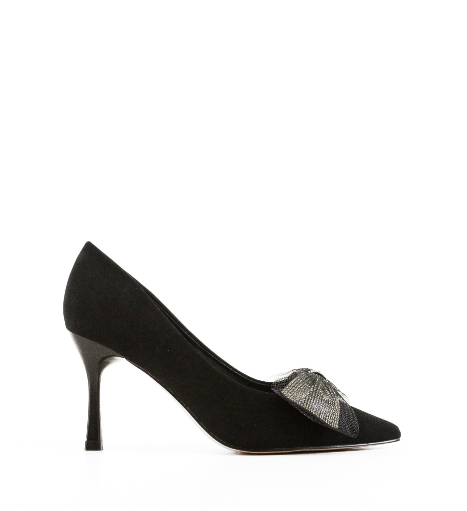 Pantofi Rahela Negri cu Toc - Eleganță și Stil - imagine 6