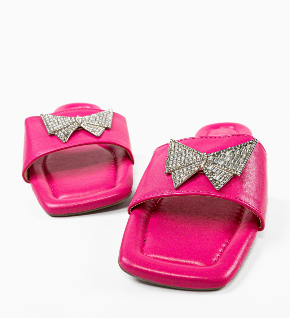 Papuci Dama Shadow Fuchsia | Confort & Stil - imagine 5