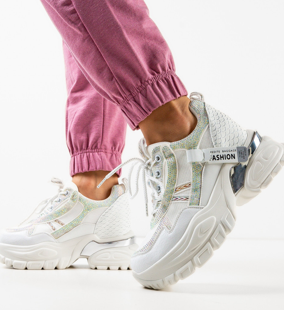 Sneakers Dama Klamun Albi | Confort și Stil - imagine 2