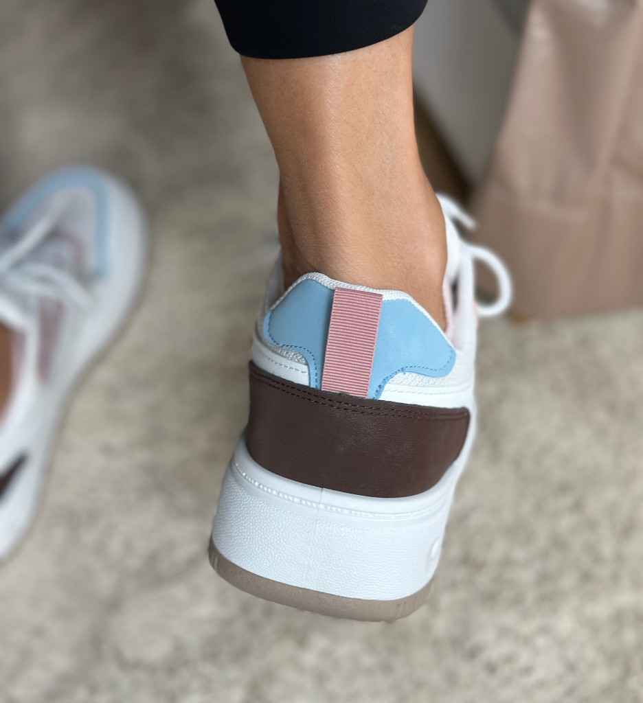 Sneakers Dama Yijun Albi - Confort și Stil - imagine 4