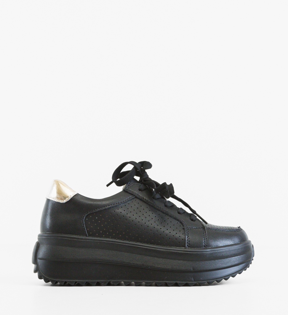 Pantofi Casual Cazmi Negri – Eleganță și Confort Zilnic - imagine 6