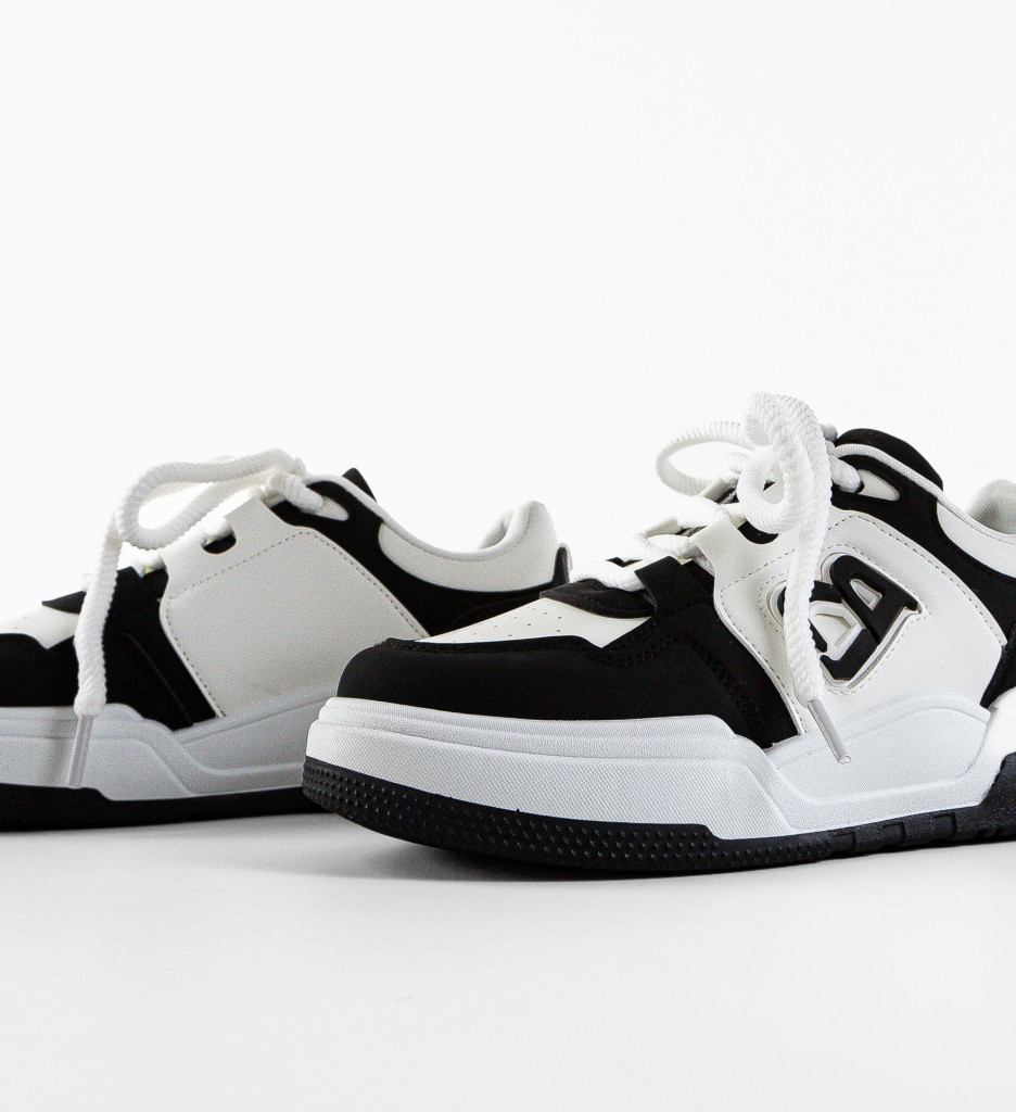 Sneakers Dama Bebybe Negri - Confort și Stil - imagine 5